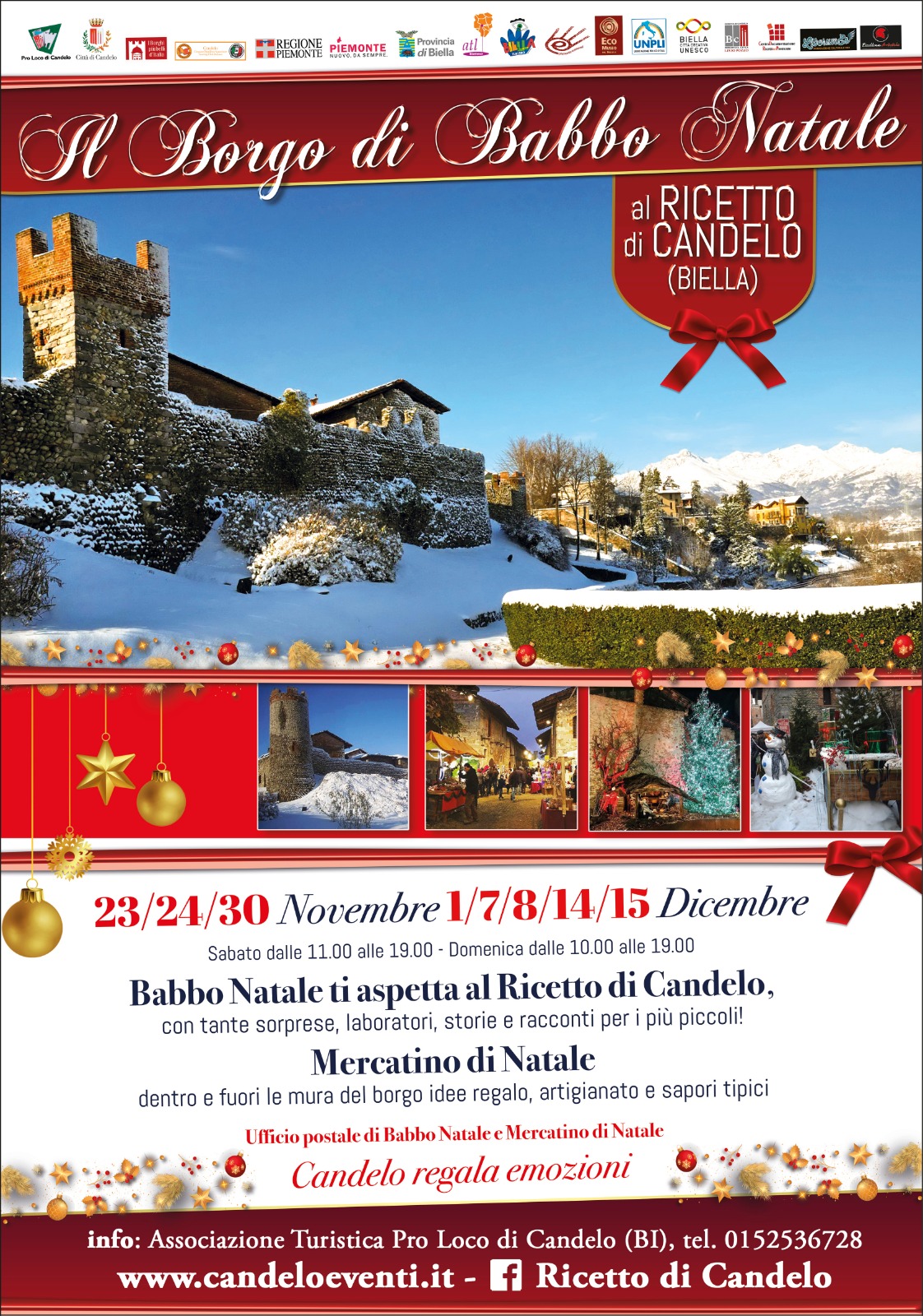 Il Borgo Di Babbo Natale Al Ricetto Di Candelo Touring Club Italiano