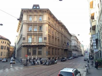 Il Palazzo del Touring Club Italiano in corso Italia a Milano