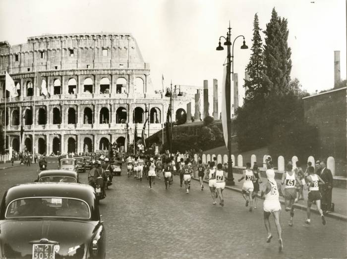 Roma 1960, la partenza della maratona