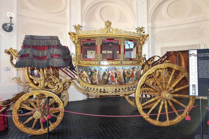Il Museo delle Carrozze al Quirinale.