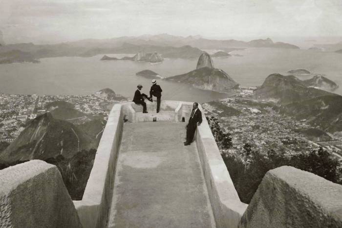 FOTO "CORCOVADO" (Rio de Janeiro, vista dal Corcovado, 1921).