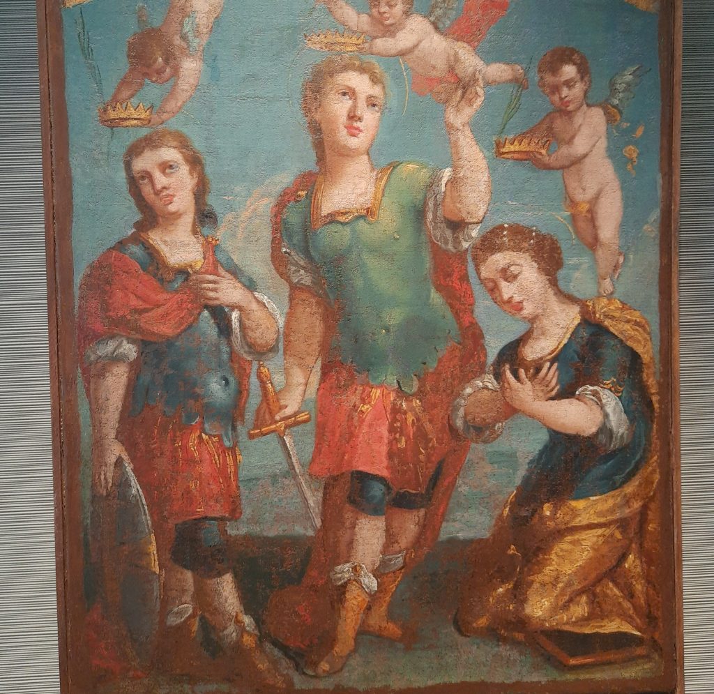 Incona friulana con Madonna e bambino