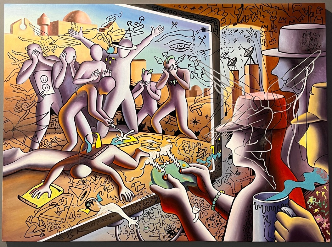 Mark Kostabi-Gaming the Course of History