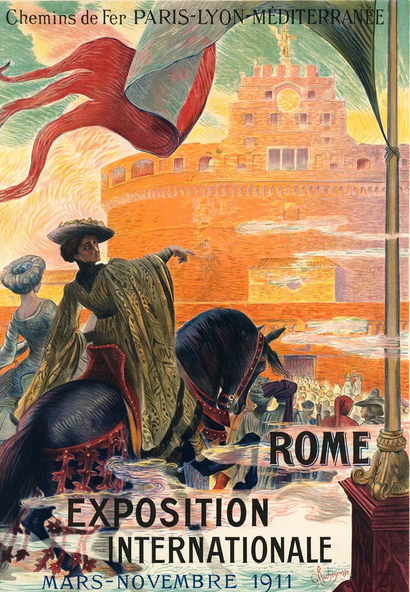 Manifesto Chemins del fer Paris - Lyon Mediterranee 1911