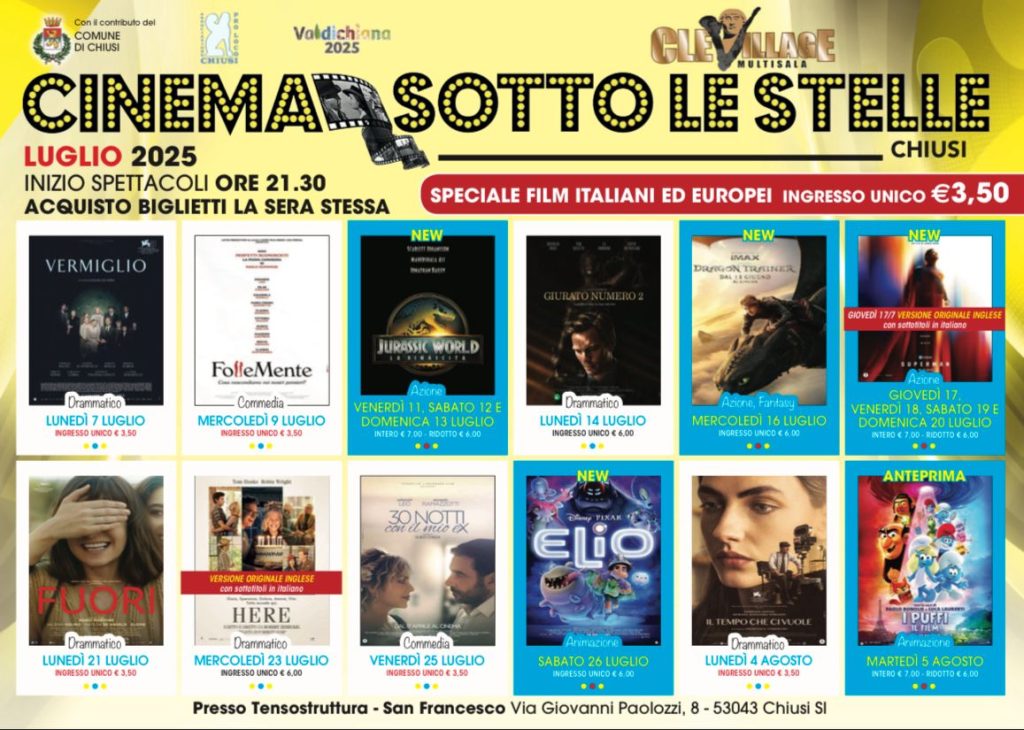 cinema sotto le stelle