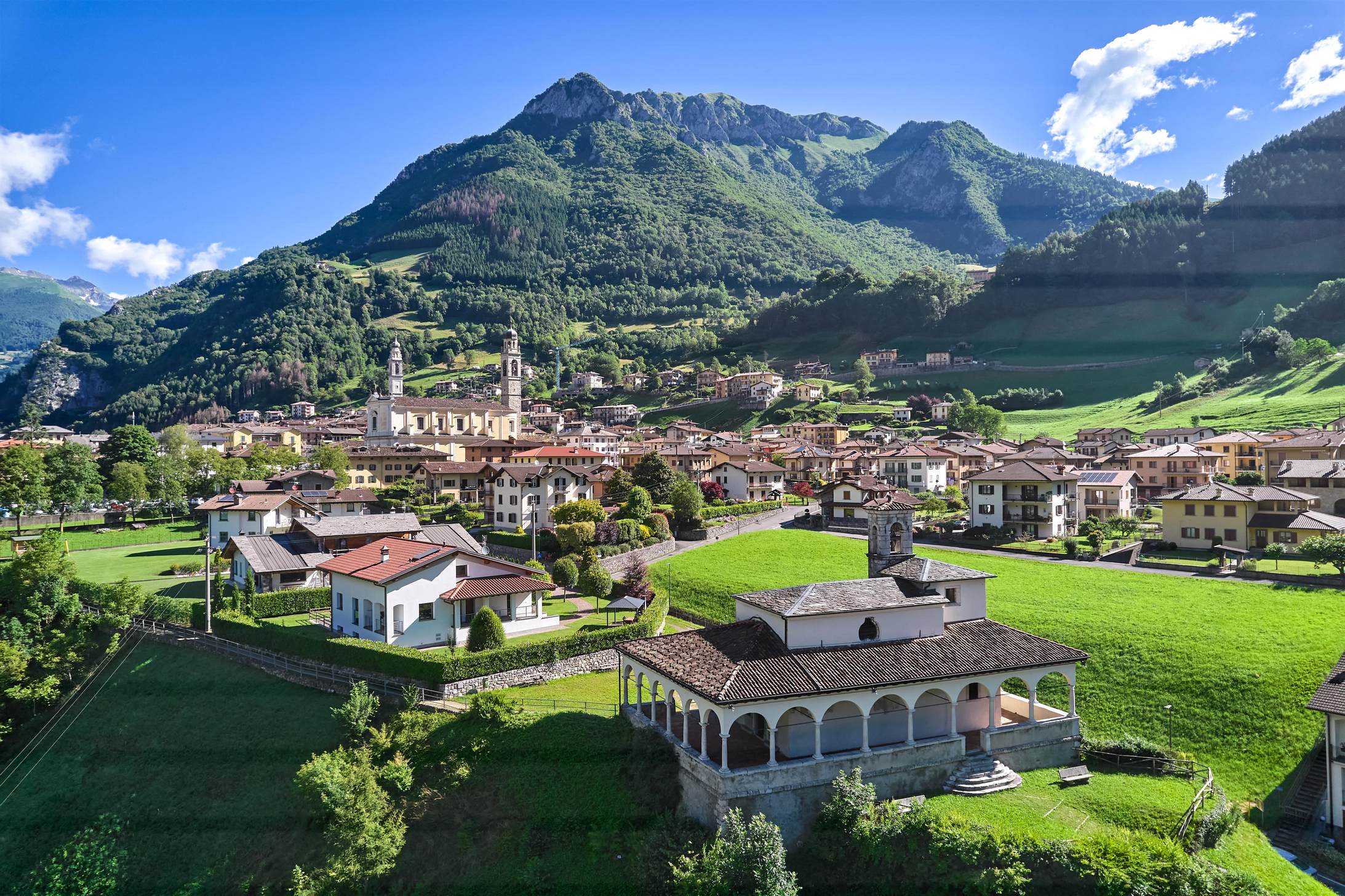 Vista di Ardesio - Foto di Piero Annoni