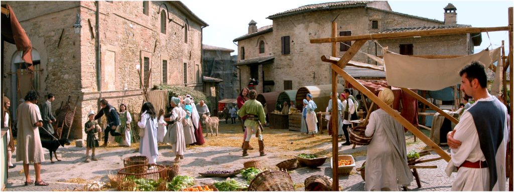 bevagna, Mercato delle gaite