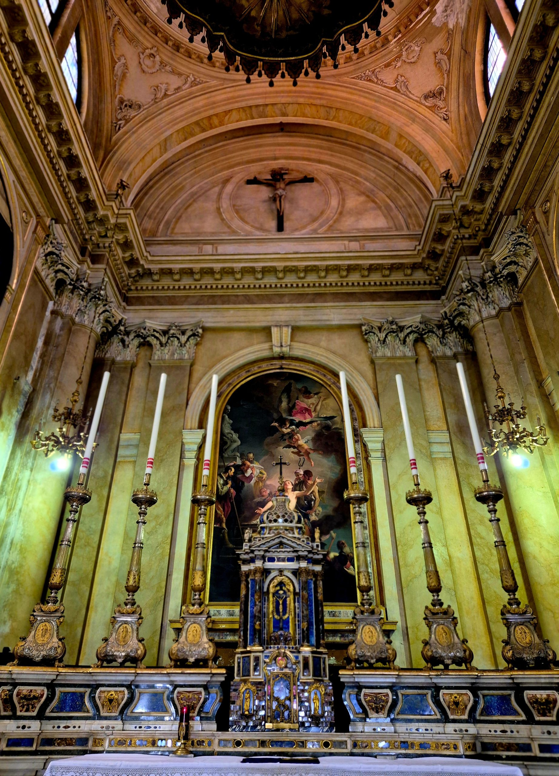 Brescia - Chiesa di San Lorenzo - dettaglio dec. 5