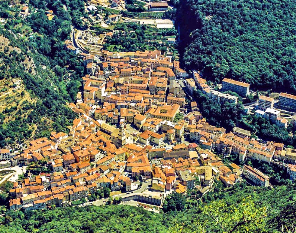 Campagna panoramica dall'alto