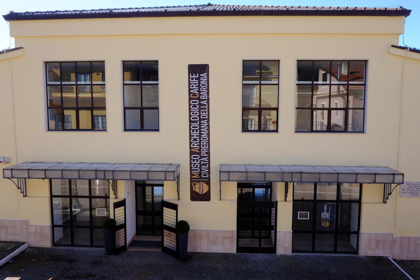 Carife ingresso del Museo Civico Archeologico