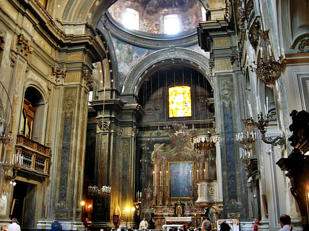 Chiesa di Santa Brigida interno