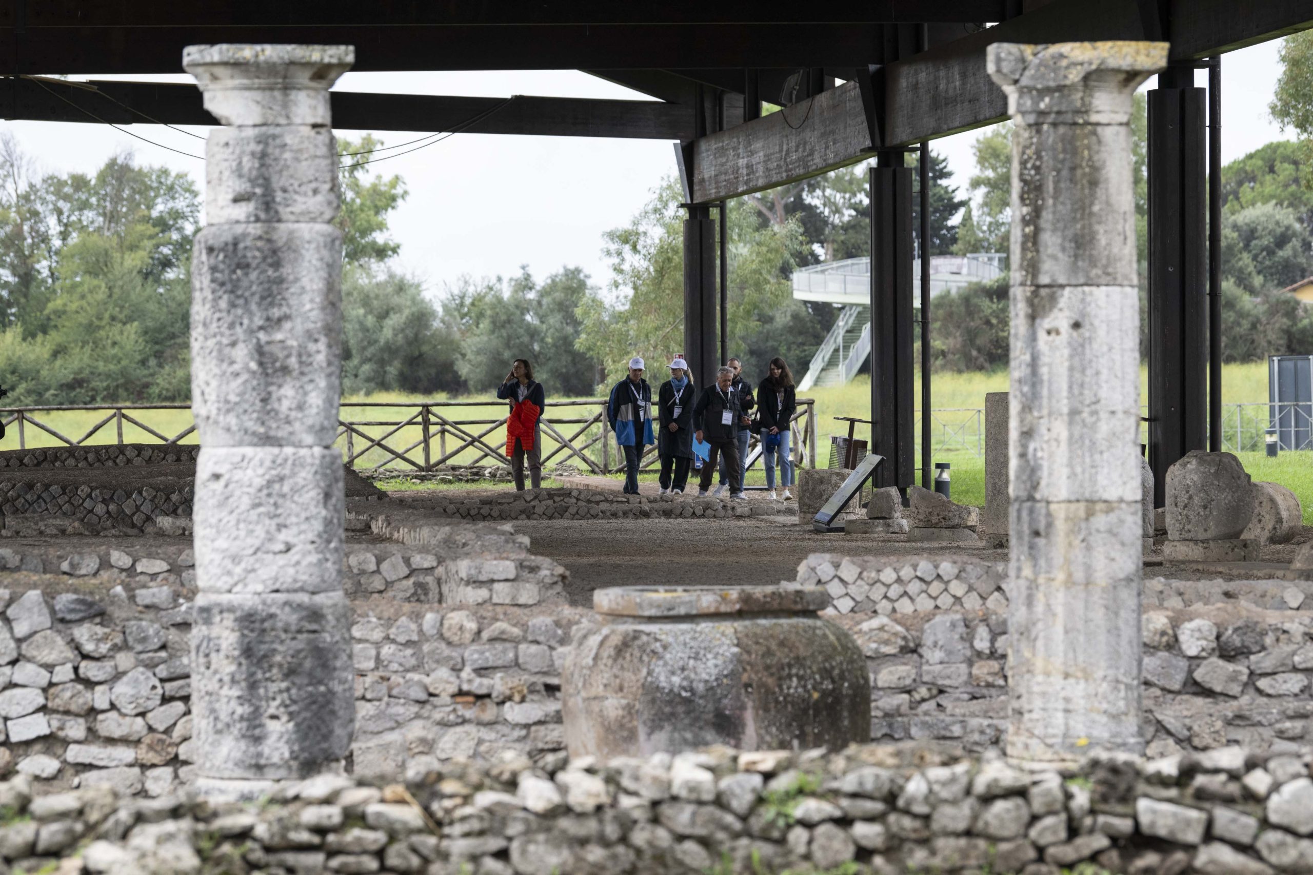 Dipendenti Enel alla Villa dei Volusii Saturnini, Fiano Romano, luogo Aperti per Voi Touring - foto Enel