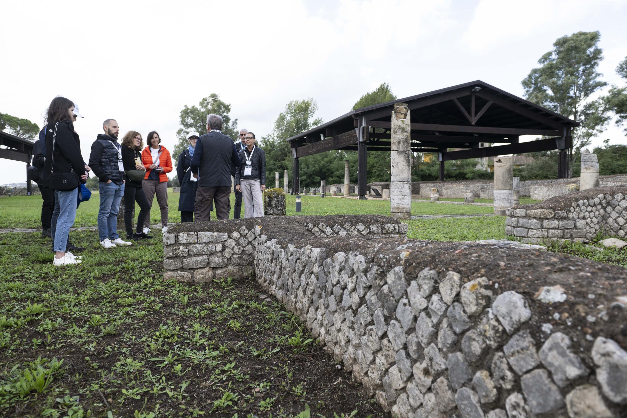 Dipendenti Enel alla Villa dei Volusii Saturnini, Fiano Romano, luogo Aperti per Voi Touring - foto Enel