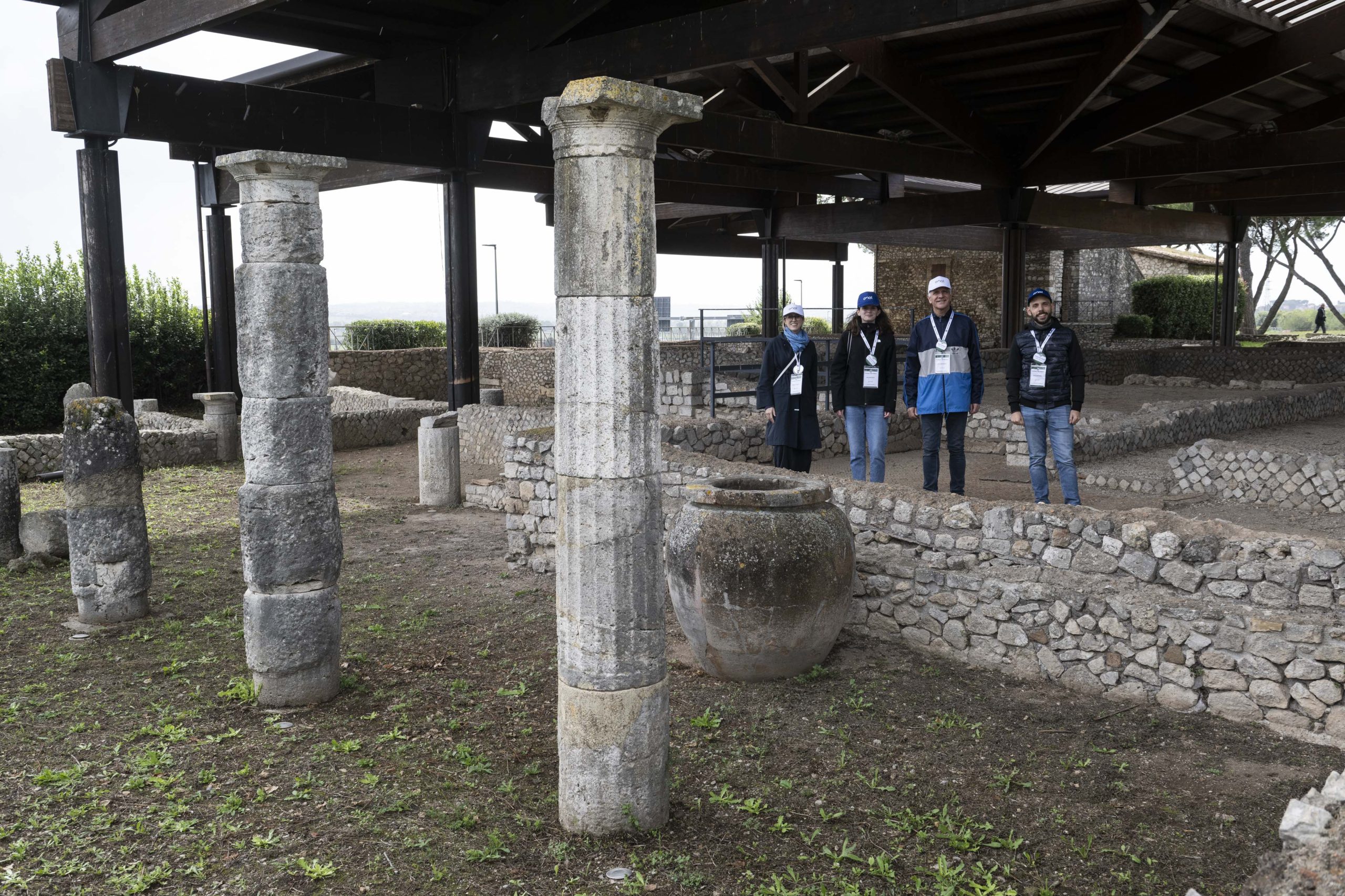 Dipendenti Enel alla Villa dei Volusii Saturnini, Fiano Romano, luogo Aperti per Voi Touring - foto Enel