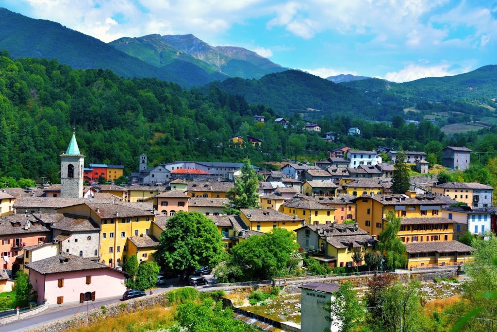Panorama of fiumalbo