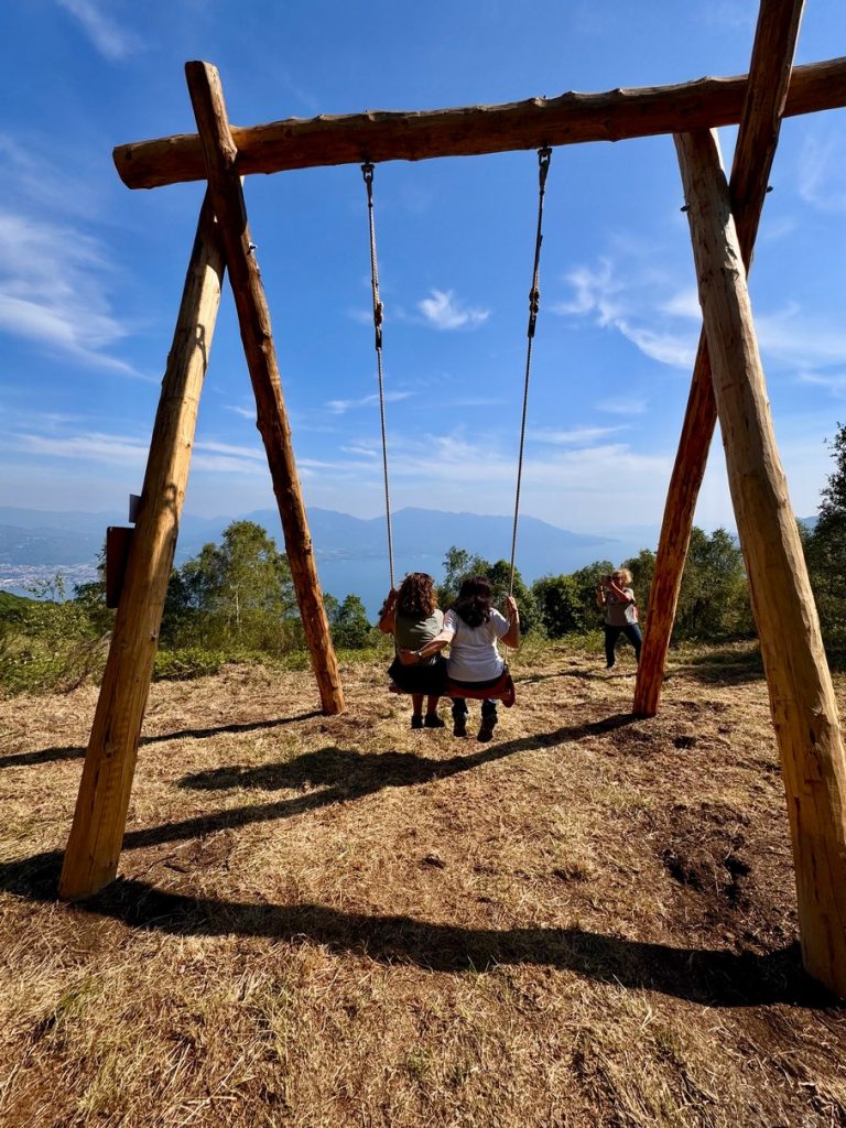Altalena sul Monte Carza