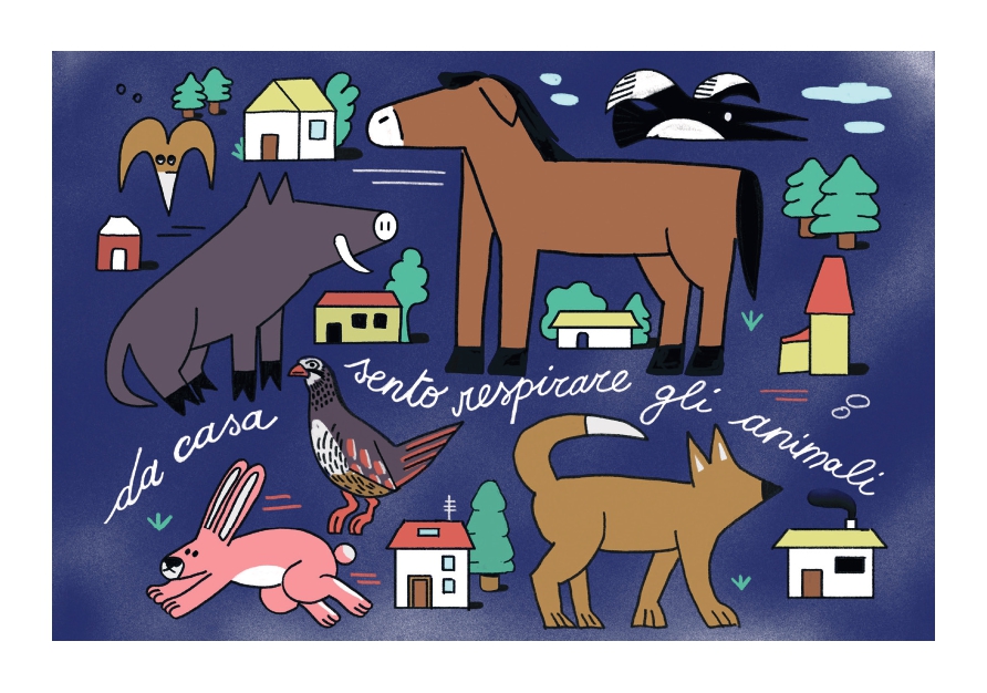 Peccioli, Giorno dopo Giorno - illustrazione di Carol Rollo