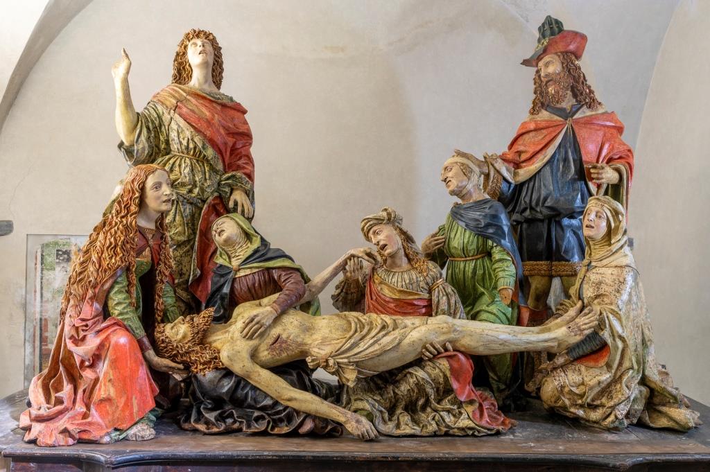 Bellano, chiesa Santa Marta, Compianto sul Cristo morto - Foto di Carlo Borlenghi