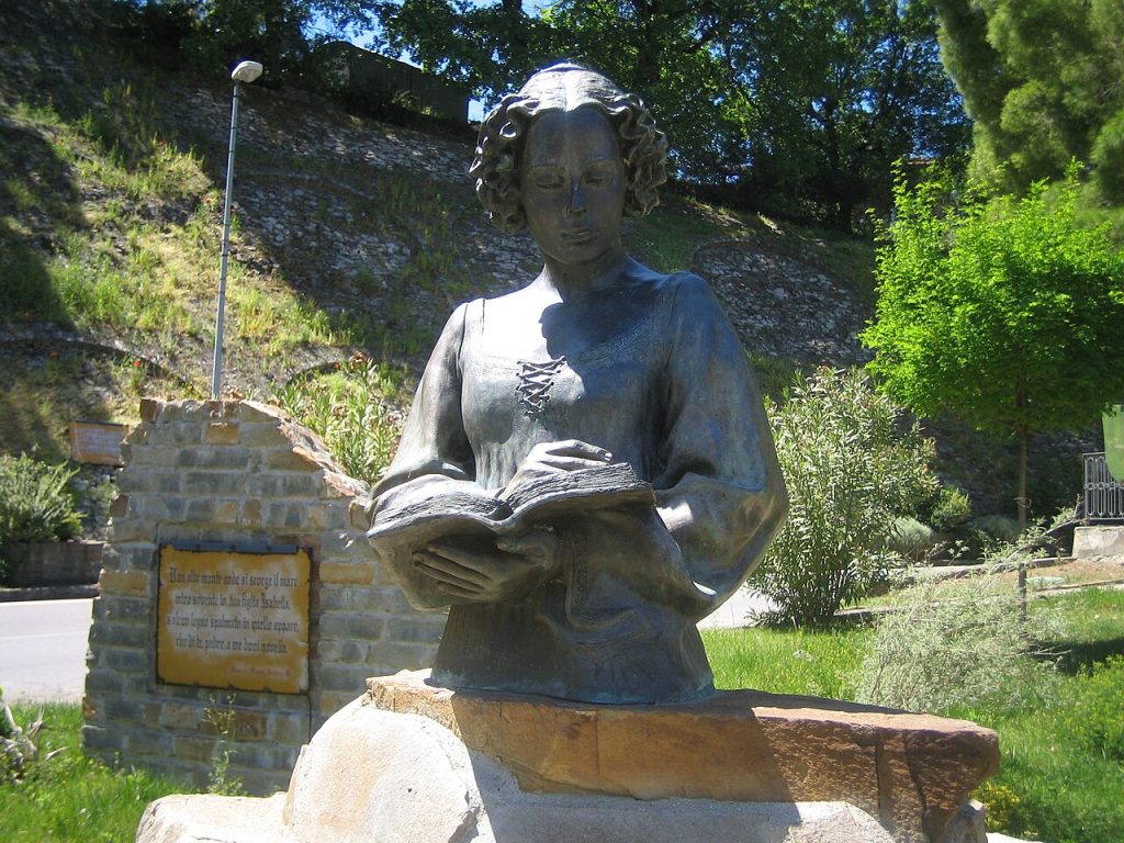 Busto di Isabella Morra a Valsinni - foto Mateola/Wikimedia Commons