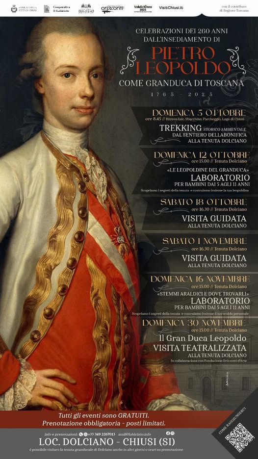 Celebrazione dei 260 anni dall'insediamento di Pietro Leopoldo