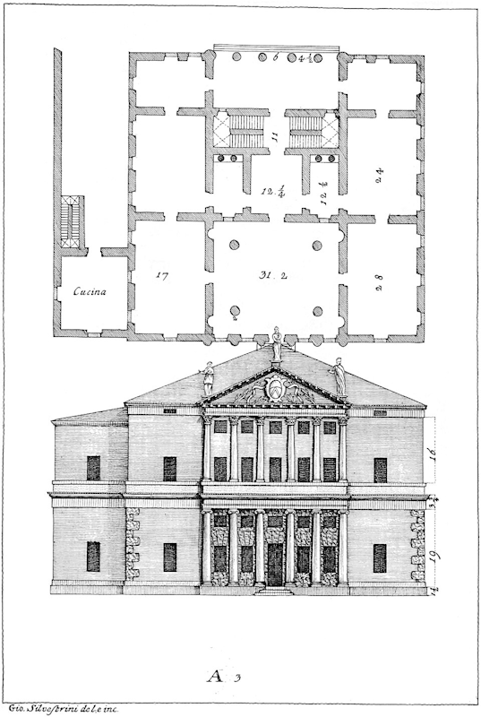 Palladio - I quattro libri dell'architettura - dettaglio - ph. wikisource