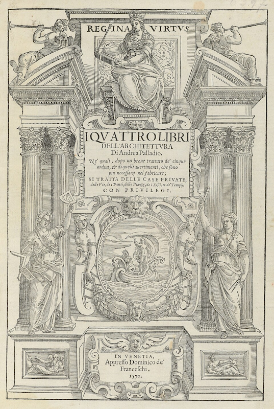 Palladio - I quattro libri dell'architettura - ph. wikipedia