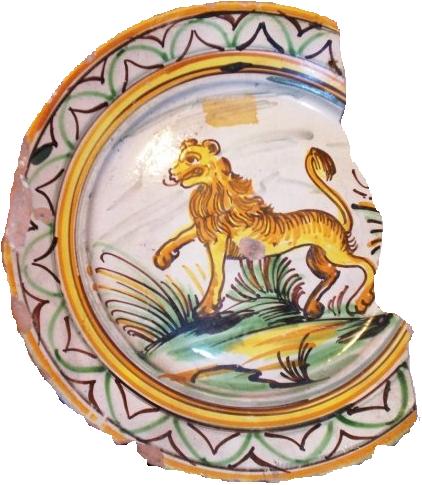 Piatto Leone Ceramica Di Cerreto Sannita.jpg