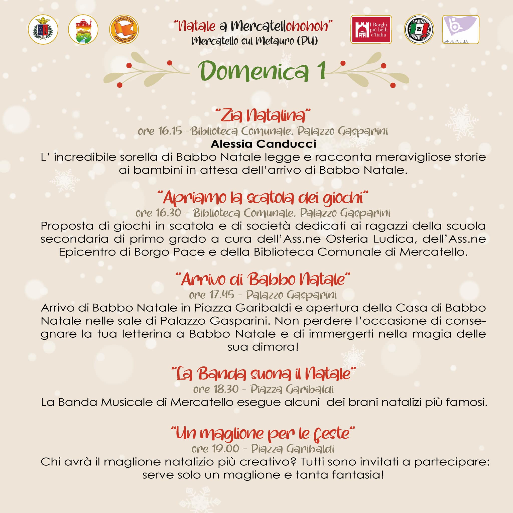 Programma Evento