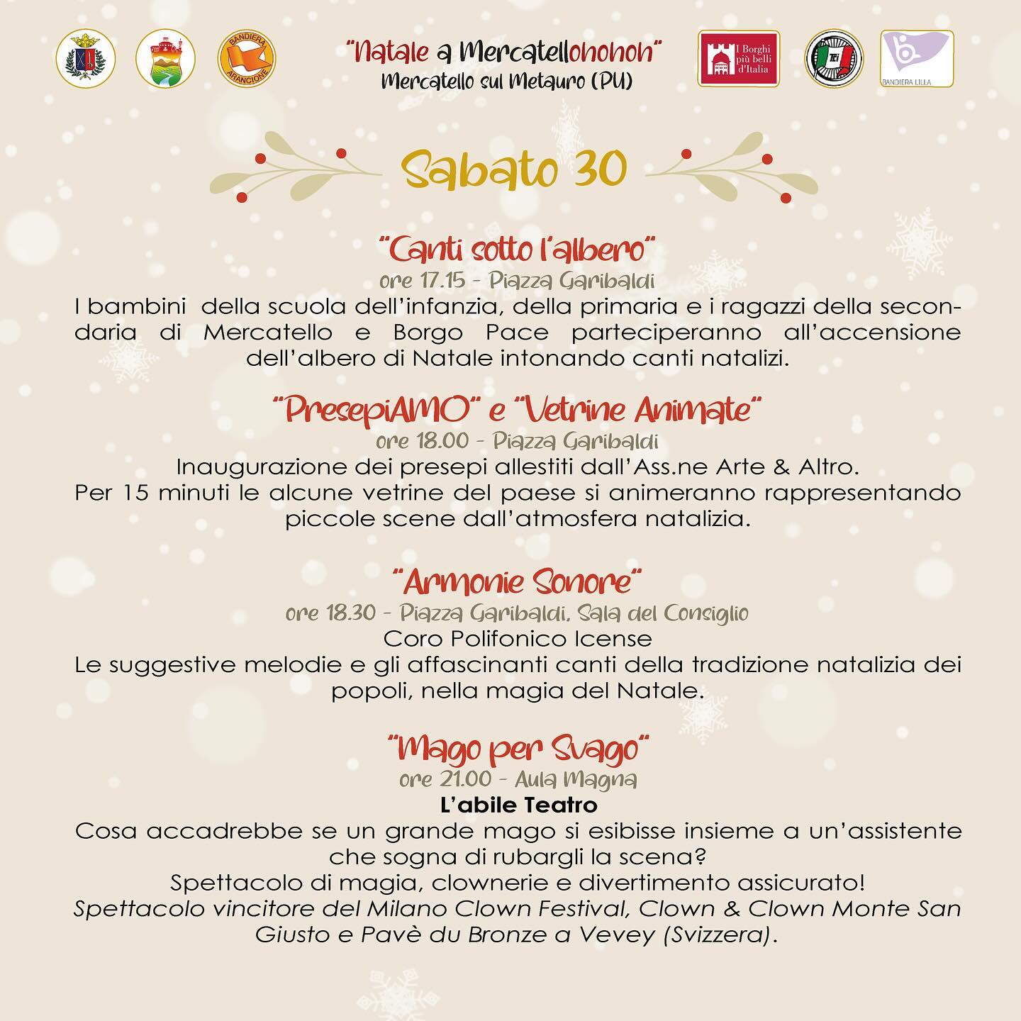 Programma Evento