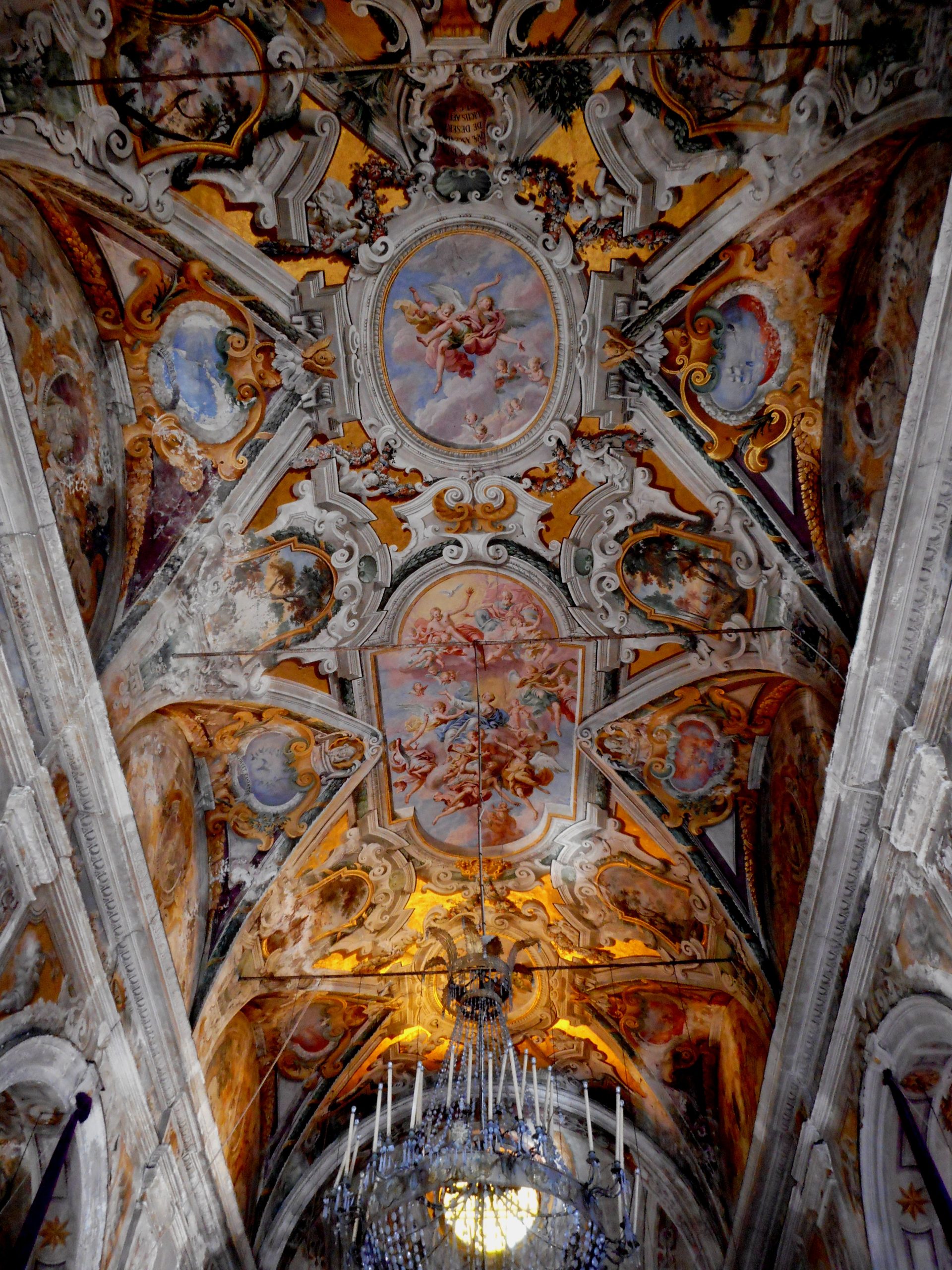 Santi Quaranta Martiri, soffitto