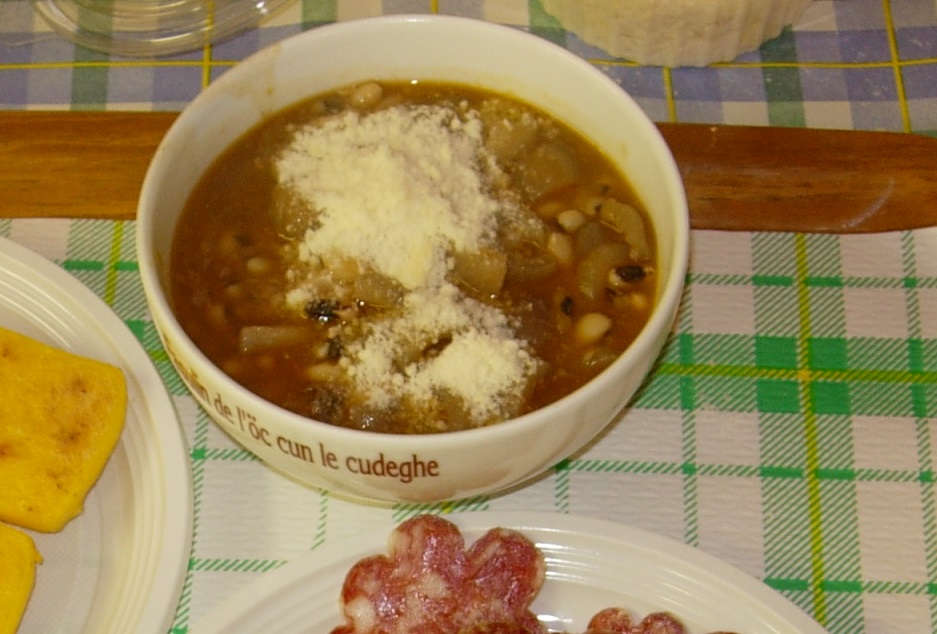 Sagra Fasulin de l'òc cun le Cudeghe