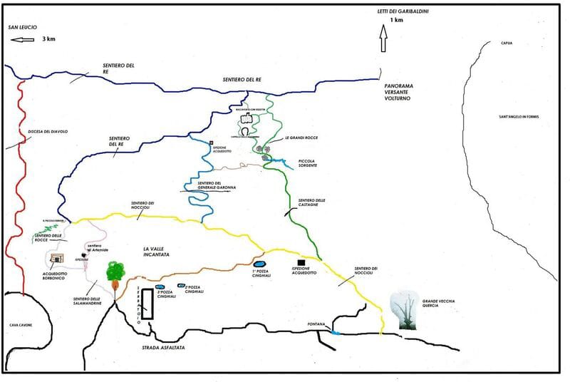 mappa Sentiero del Re
