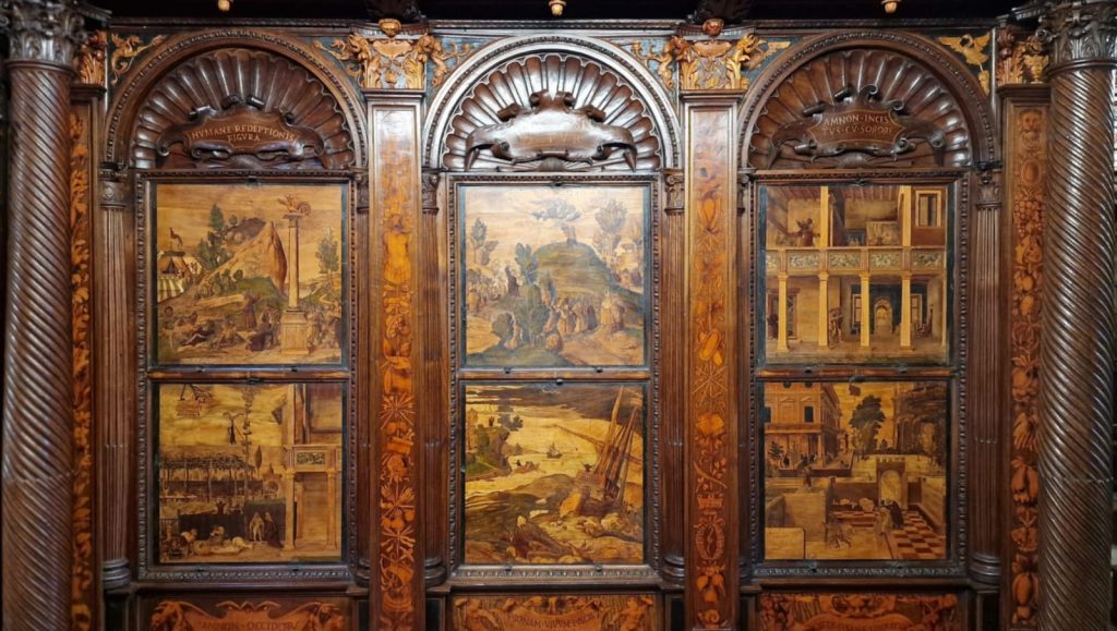 Santa Maria Maggiore, Bergamo - Tarsie - foto ENEL/APV