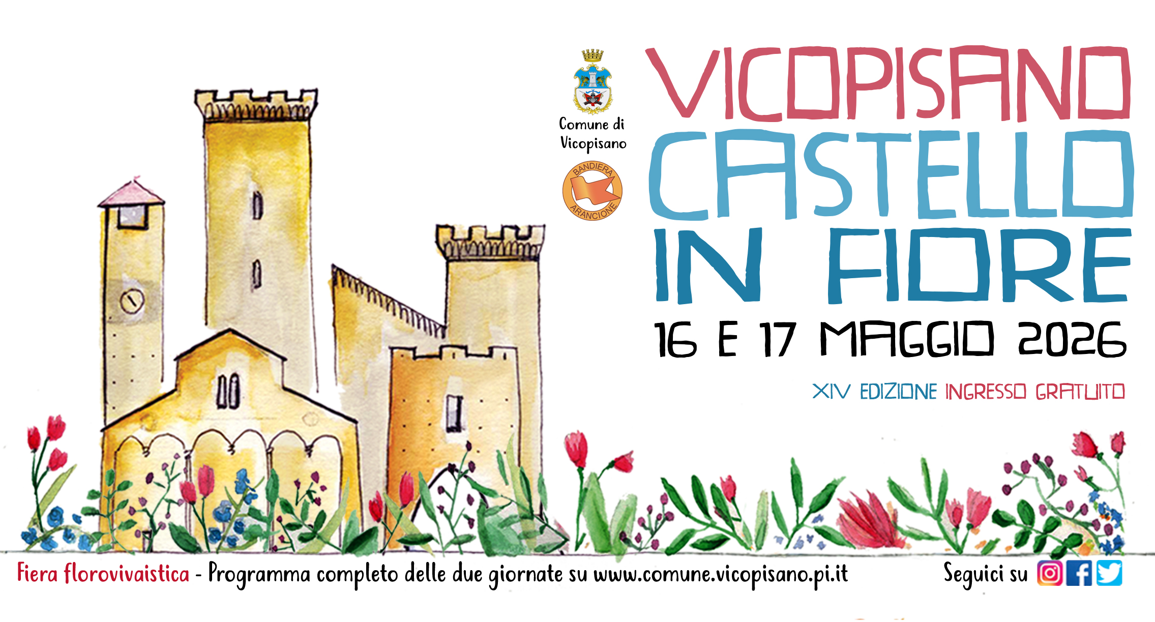 vicopisano castello in fiore