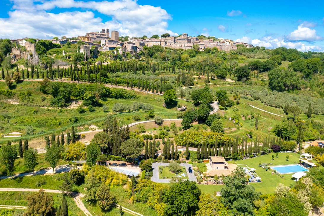Vista del borgo