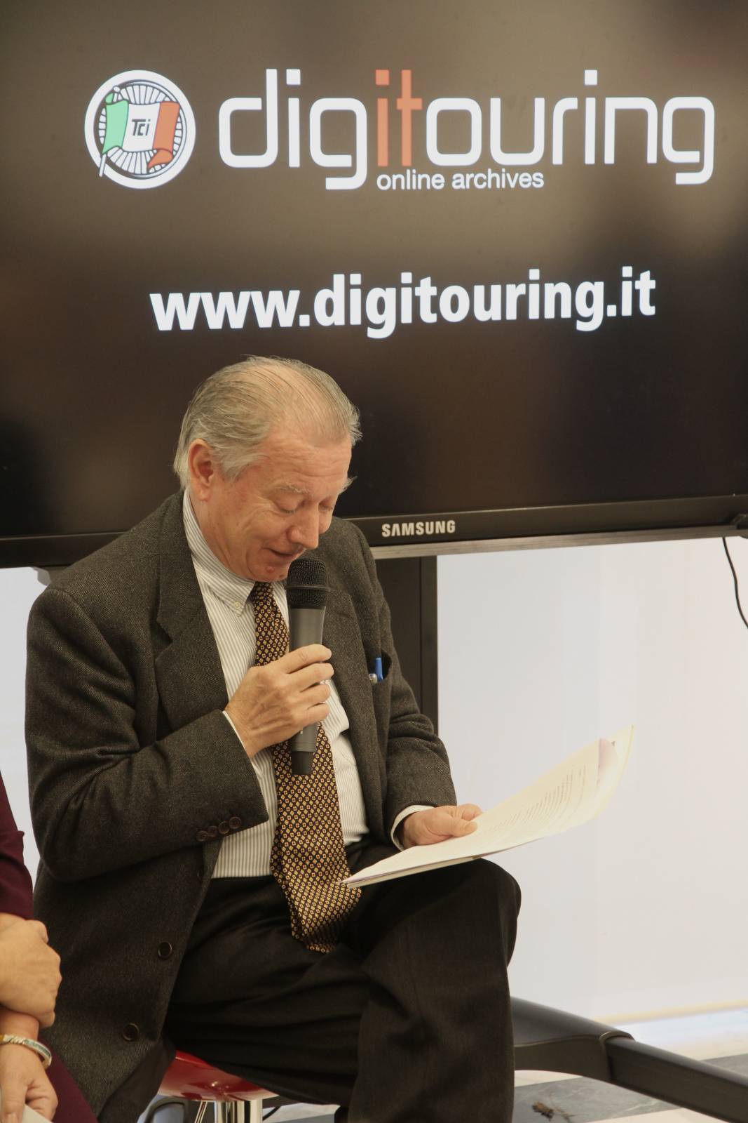 La presentazione di Digitouring alla Triennale di Milano: il presidente Tci Franco Iseppi