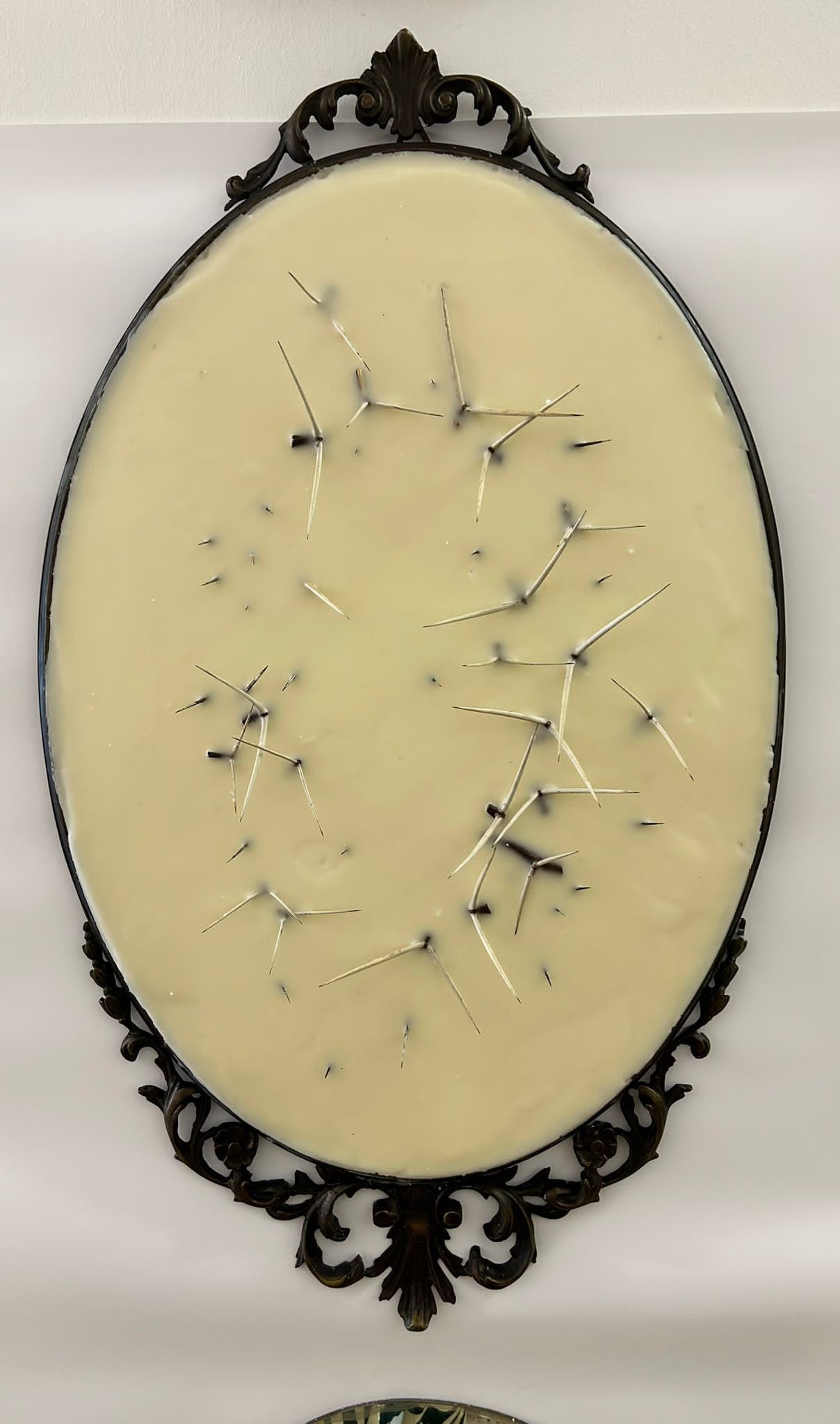 Silvia Giambrone, Mirror n. 34 (bronzo resina cera e spine d’acacia, 2023), Richard Saltoun Coghlan Gallery