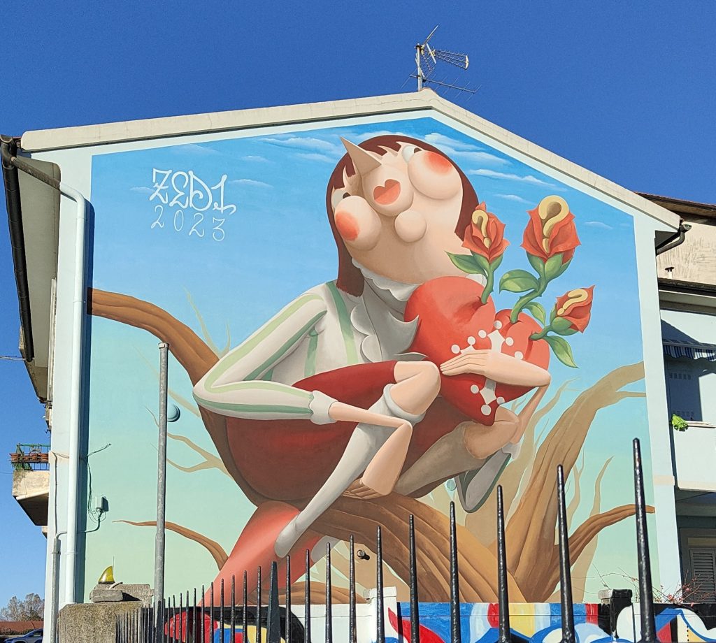 “Sogni di Pisa” realizzata da Zed1 nel 2024