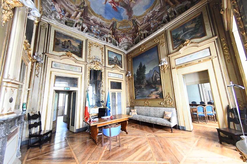 Le sale Palazzo Gaitami, sede storica della Croce Bianca di Brescia