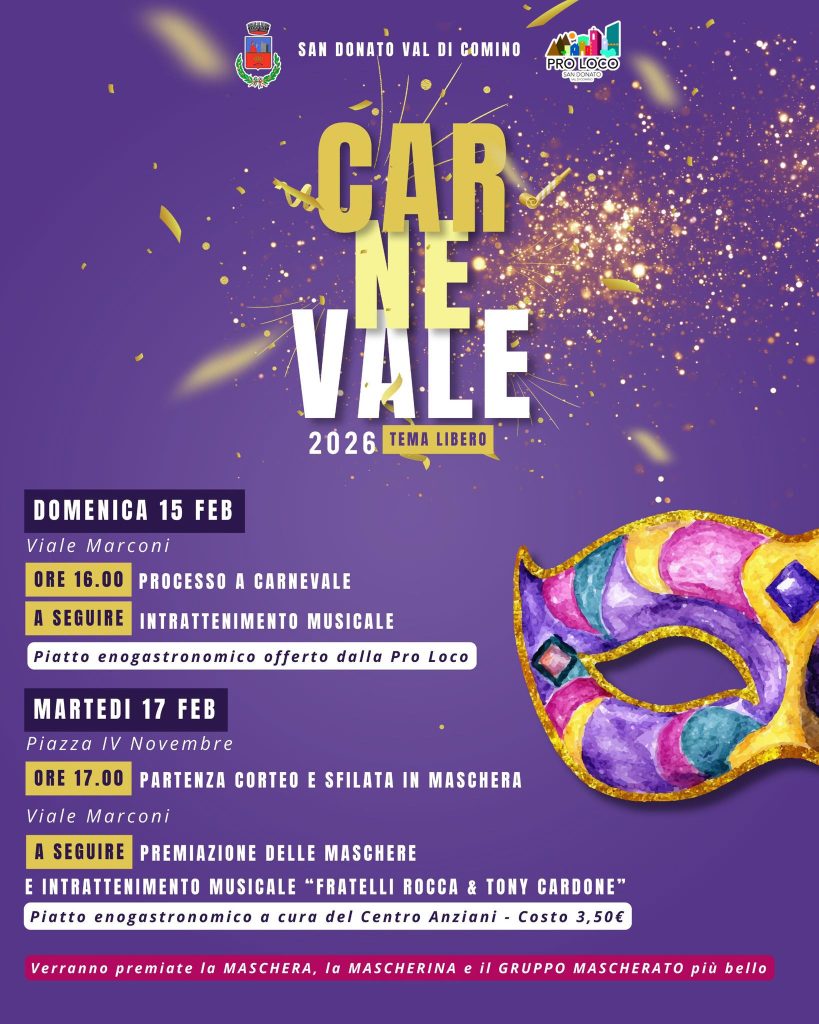 carnevale a San Donato Val di Comino