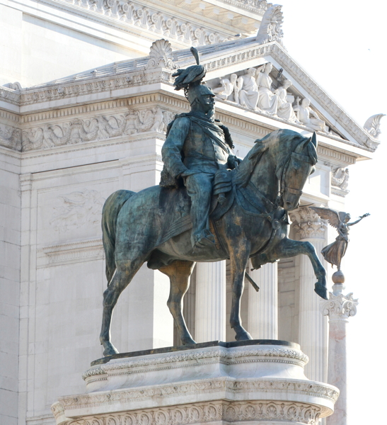 Il Vittoriano a Roma.